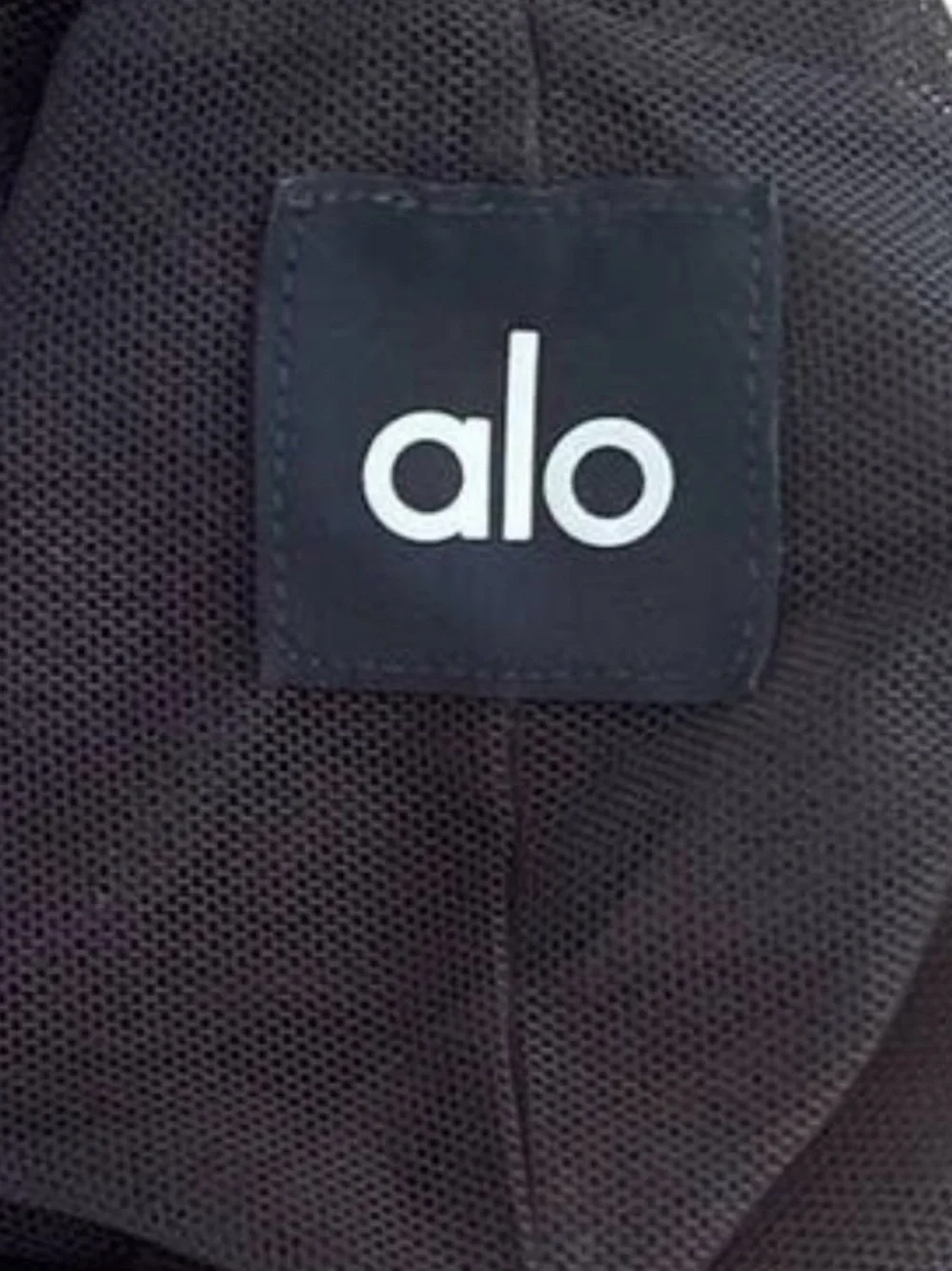Alo Yoga Studio Mesh Hoodie Black